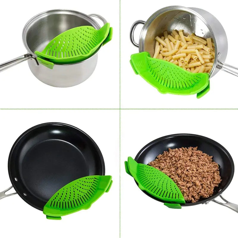 Clip-On Pot Strainer - The Kitchen Solution