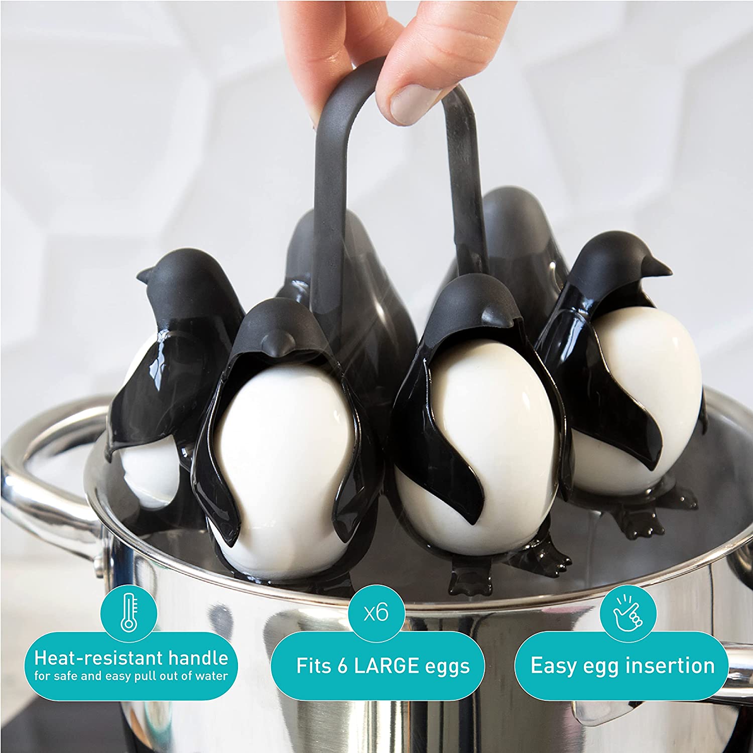 Penguin Boiled Egg Cooker - The Kitchen Solution